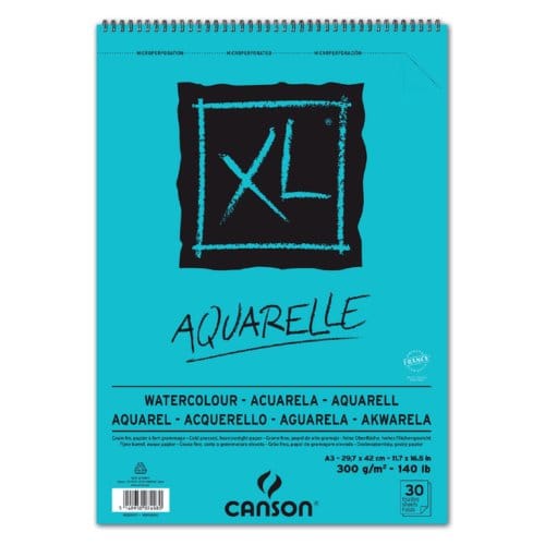 Canson schetsblok XL aquarelle 300g/m² formaat A3 30 vel