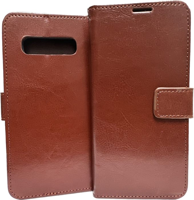 Bookcase Geschikt voor: Samsung Galaxy S8 Plus - Bruin - portemonnee hoesje