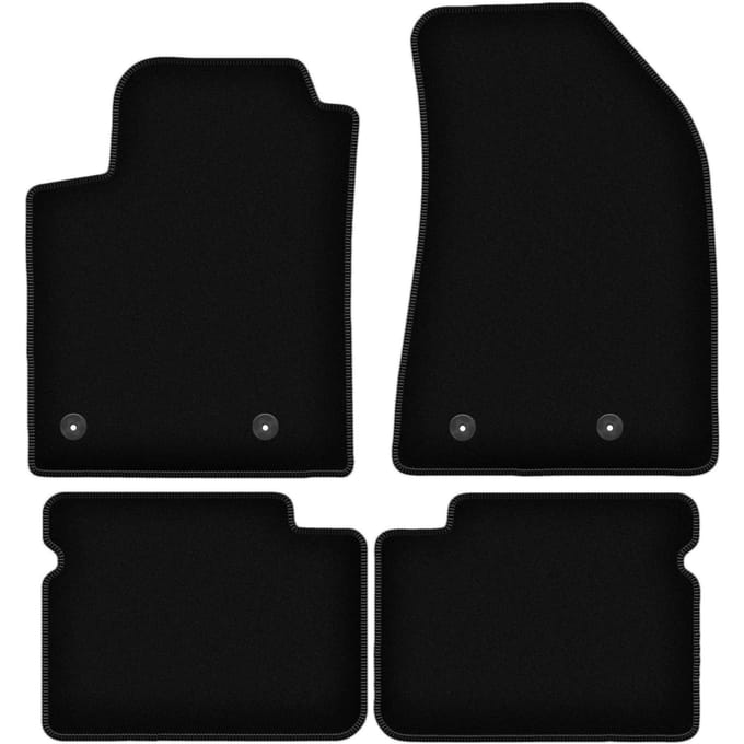 BASIC zwarte veloursmatten voor: Fiat Bravo II hatchback (2007-2012)