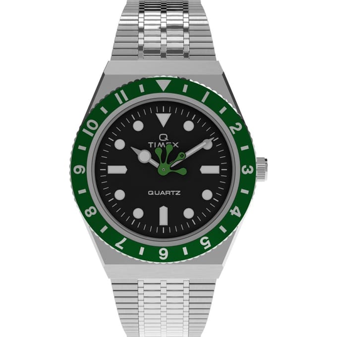 Timex seconde/seconde TW2Y48100 Horloge - Staal - Zilverkleurig - Ø 38 mm