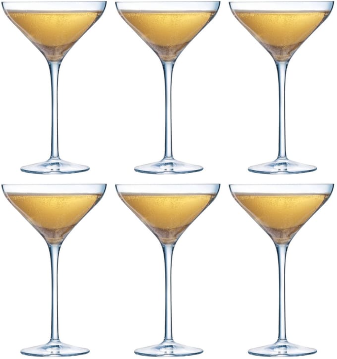 Chef & Sommelier Cocktailglazen New Martini - 210 ml - 6 stuks