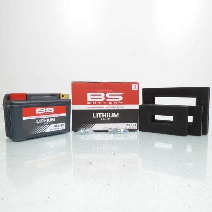 Lithiumbatterij van BS Battery voor Keeway 125 Silverblade-scooter 2011-2012 BSli-03 / HJB9Q-FP / 12N9-4B-1 / 12V 36Wh nieuw