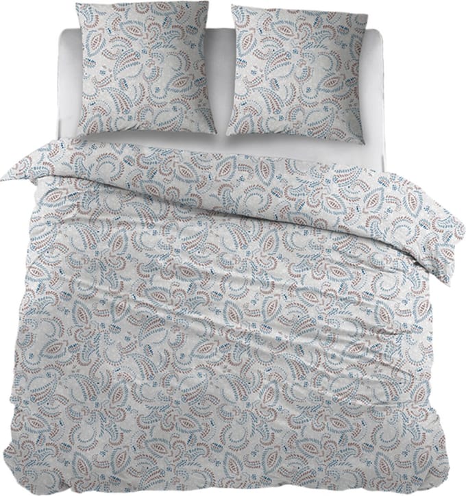 Snoozing Chou Dekbedovertrek - Tweepersoons - 200x200/220 cm - Blauw
