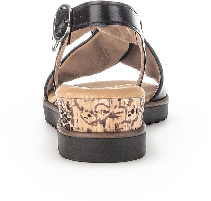 Gabor -Dames - zwart - sandalen - maat 40.5