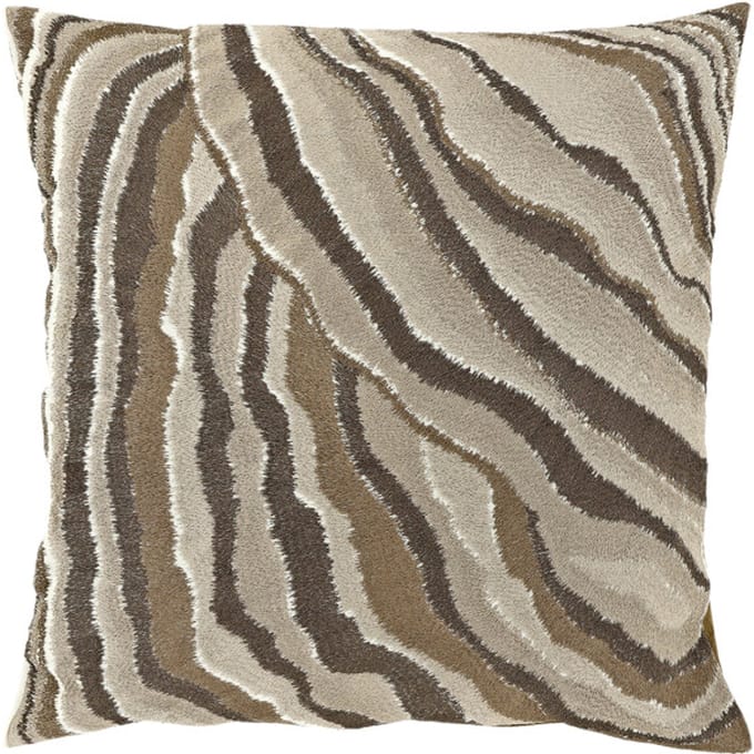 Unique Living - Sierkussen Ezra 45x45cm - Rocky Brown