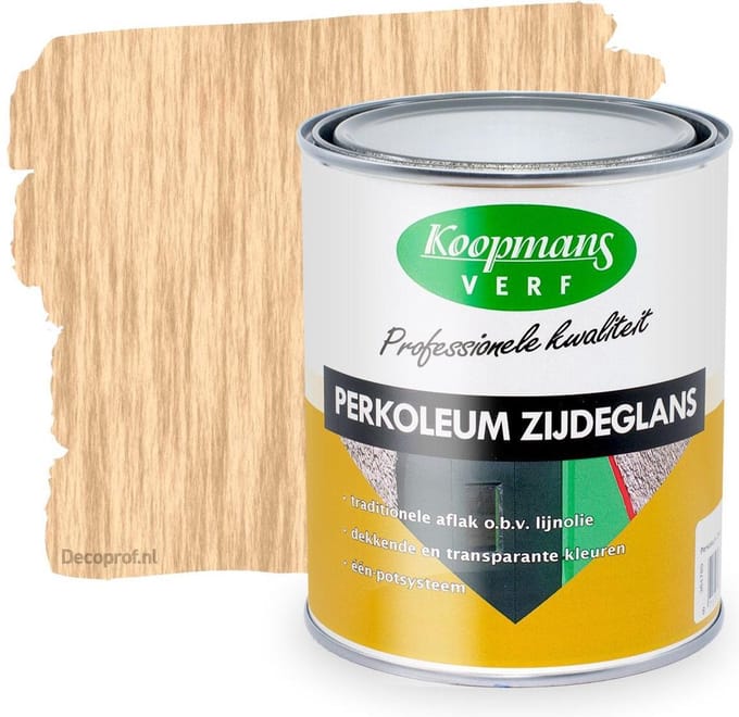 Koopmans Perkoleum Zijdeglans 750ml transparant kleur 232 Licht eiken