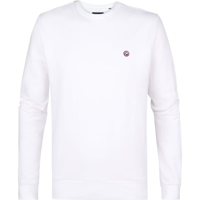 Petrol Industries - Heren Logo Sweater Seaviewpark - Wit