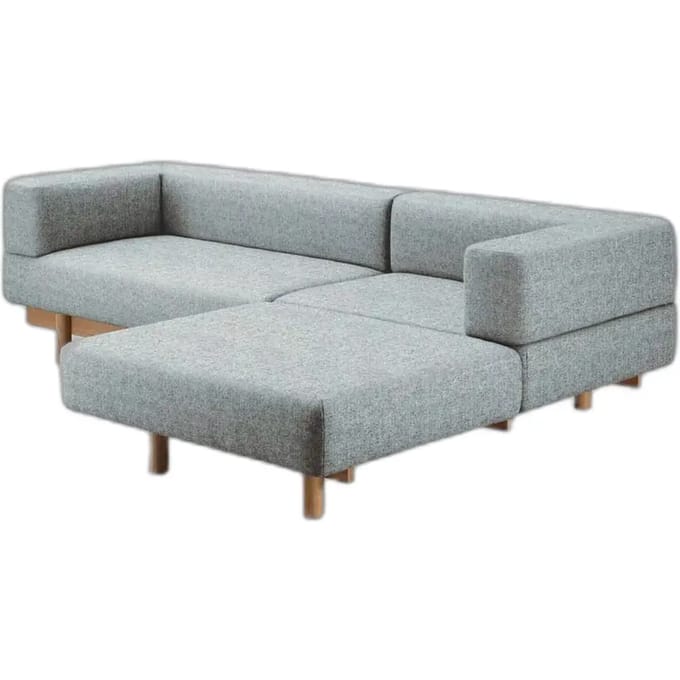 Bank met rechte chaise longue 12 Emko Alchemist
