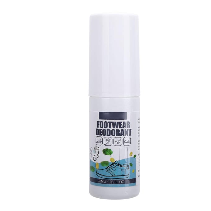 3 Stuks Schoendeodorantspray Langdurige Frisheid Geurverwijderaar Citroen Munt Extract Sneakergeur white