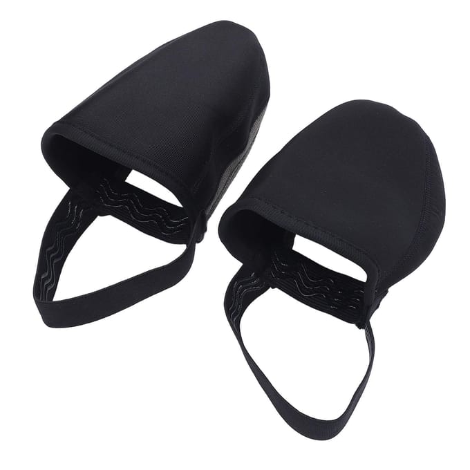 1 Paar Fietsschoen Teenbeschermers Winddicht Ademend Fietsschoen Teenbeschermer Voor Fietsen L S(for 2-4kg) black