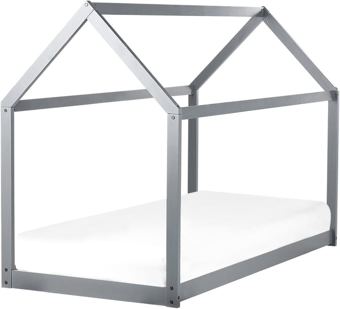 TOSSE - Kinderbed - Grijs - 90 x 200 cm - Hout