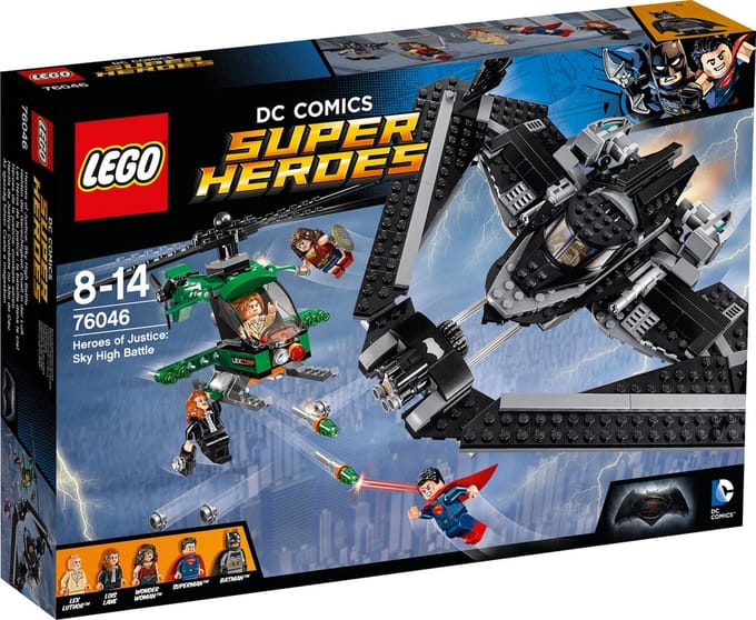 LEGO DC Comics Super Heroes Heroes of Justice: Sky High Battle, Bouwpakket, 8 jaar, Kunststof, 517 stuk(s), 798 g