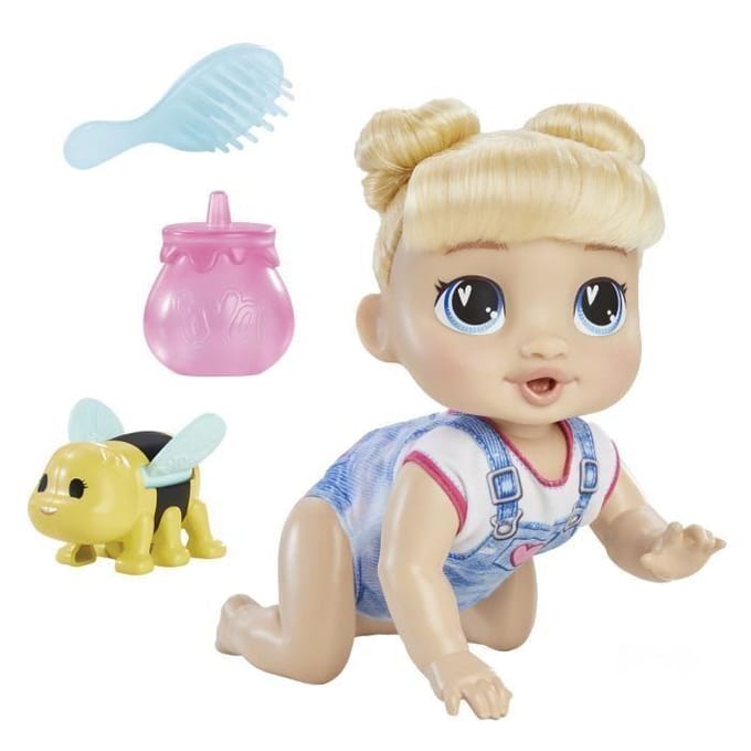 Baby Alive – Harper Hugs – Elektronische kruippop – 27 cm