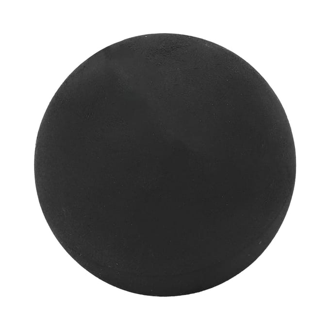 37mm Sport Competitie Squashbal Dubbele Gele Stip Rubberen Squashballen voor Training en Oefening black