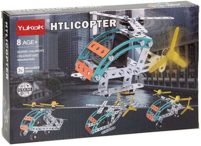 Metalen Bouwpakket Helikopter, 106dlg.