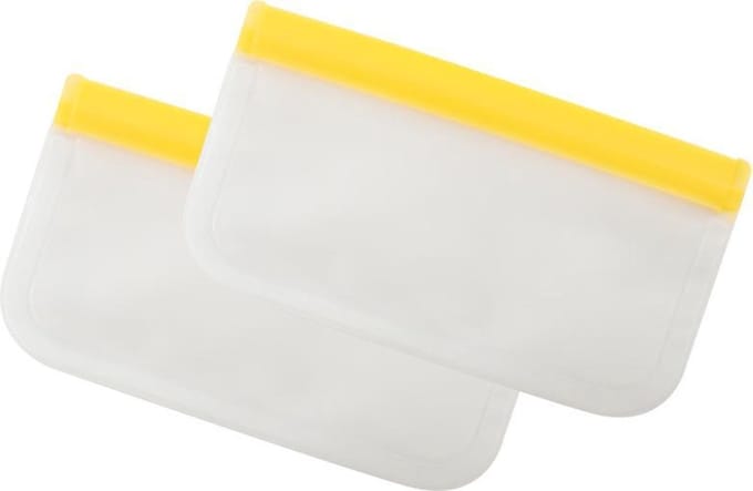 Dotz Vershoudzakjes met zipsluiting - Geel 290 ml - 2 stuks