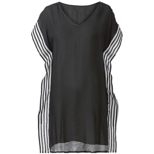 ESMARA Dames strandtuniek (Strepen/zwart, S (36/38))