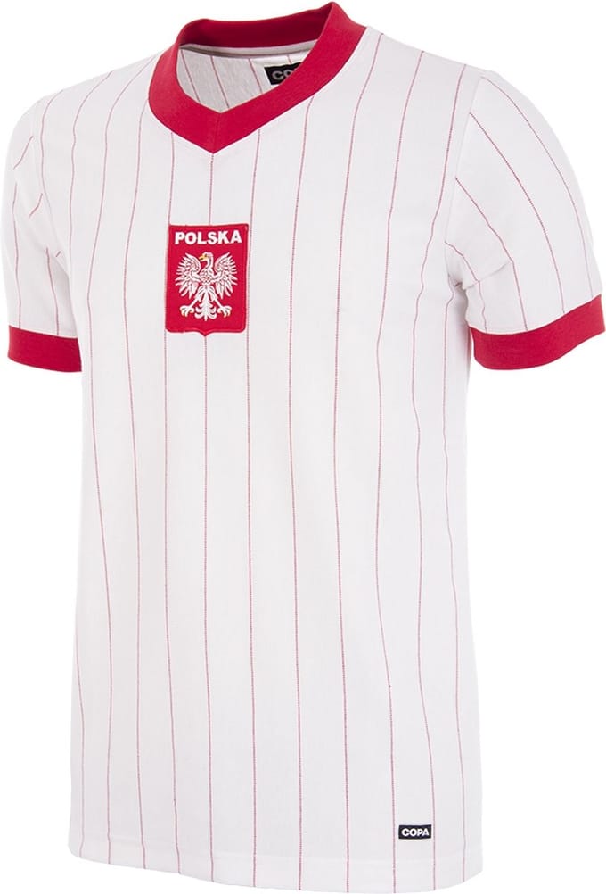 COPA Football - Polen 1982 - Retro Voetbalshirt - Heren - XS - Wit