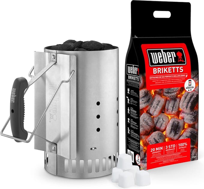 Weber Rapidfire Chimney Starter Set