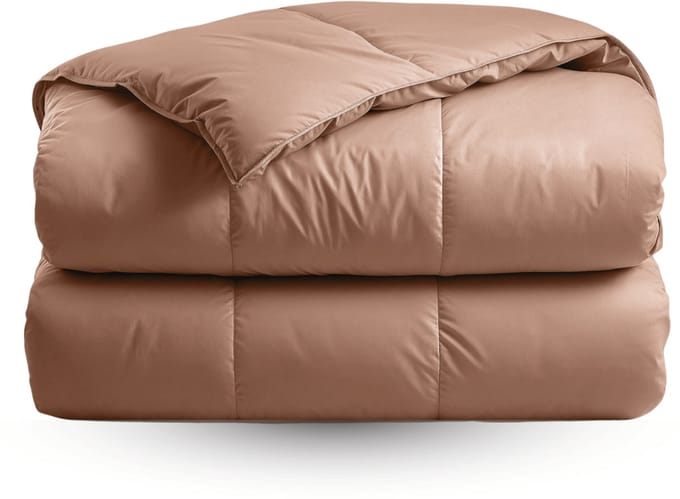 Zelesta Deluxe Uni Satijnkatoen Dekbed - Aarderood 140x200cm