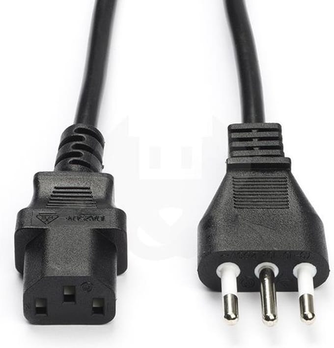 HP Electriciteitssnoer Zwart 1,8 m C13 stekker 109197-008  ITALIE