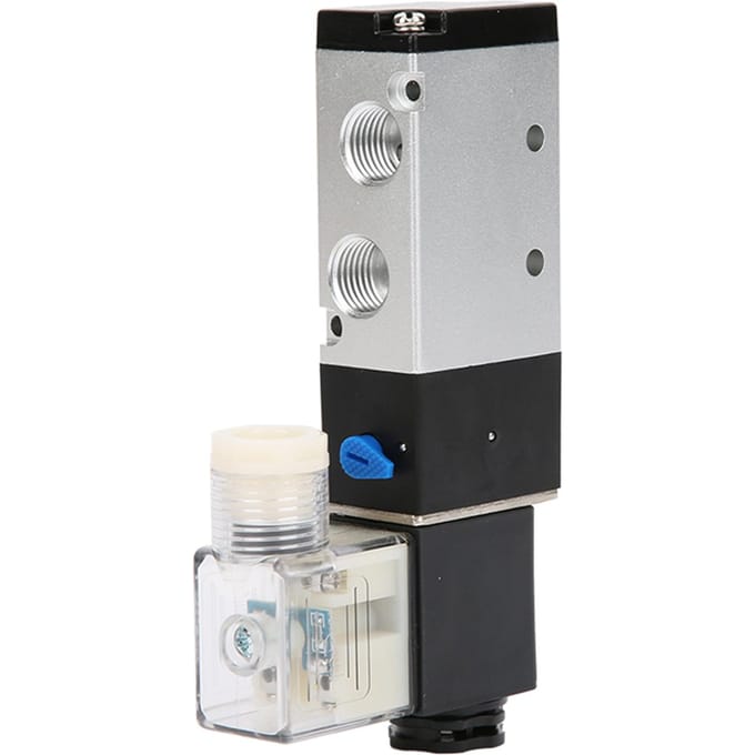 4V210 08 Solenoïde Luchtklep 2 Posities 5 Poorten Pneumatische Regelklep (DC12V)