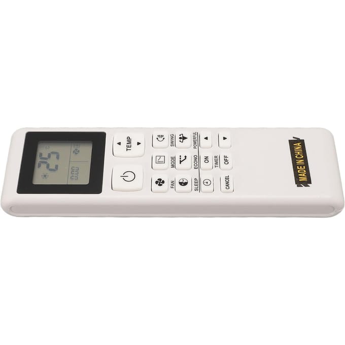 3P593972-1E Airconditioner Afstandsbediening Vervanging met Wandmontagebeugel ABS white