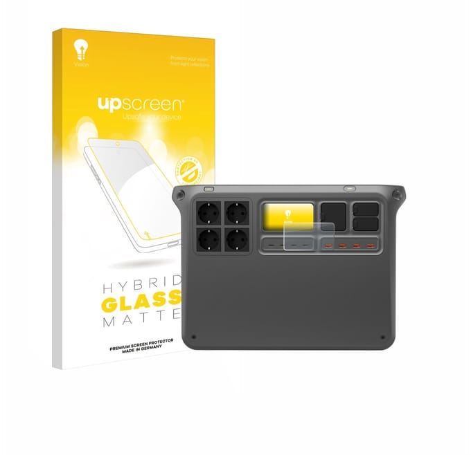 upscreen - Screenprotector voor DJI Power 2000 - Folie Beschermfolie Beschermglas matte