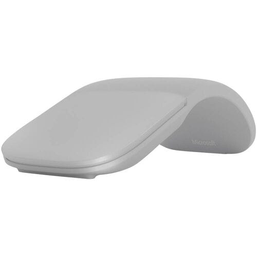 Microsoft Surface Arc Mouse Muis Bluetooth Optisch Platina-grijs 2 Toetsen 1000 dpi Vouwbaar