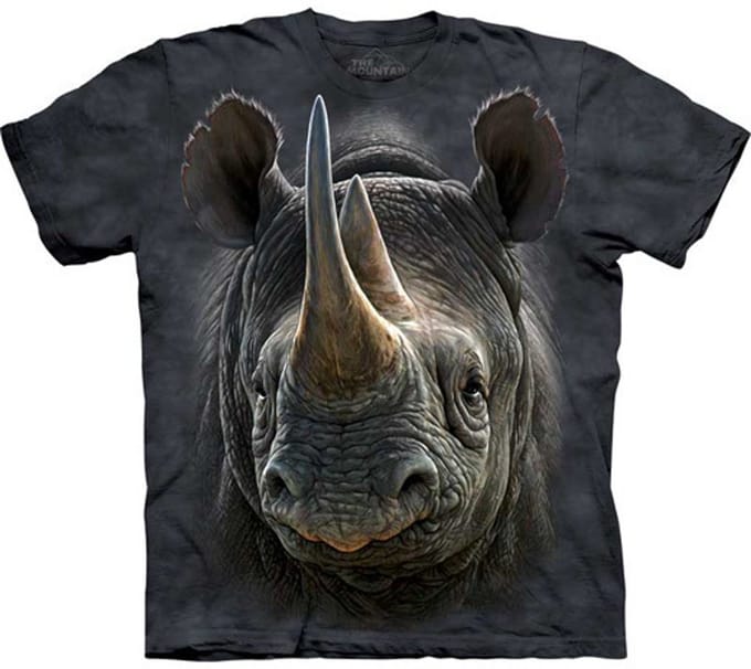 T-shirt Black Rhino S