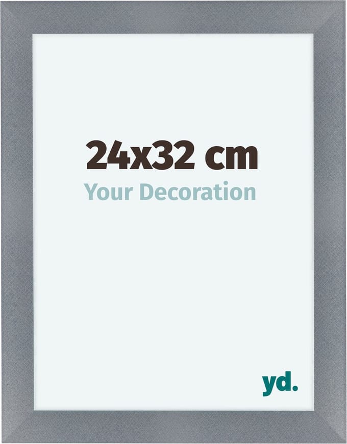 Your Decoration - Fotolijst 24x32 cm - MDF - Aluminium Geborsteld - Como
