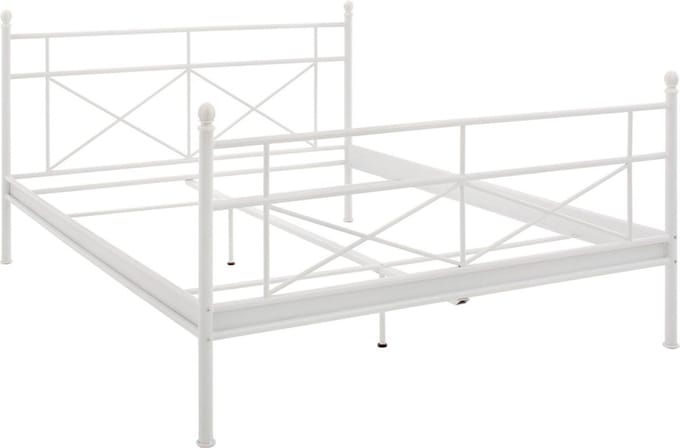 Thora-Bed - 160x200 - Wit Metaal