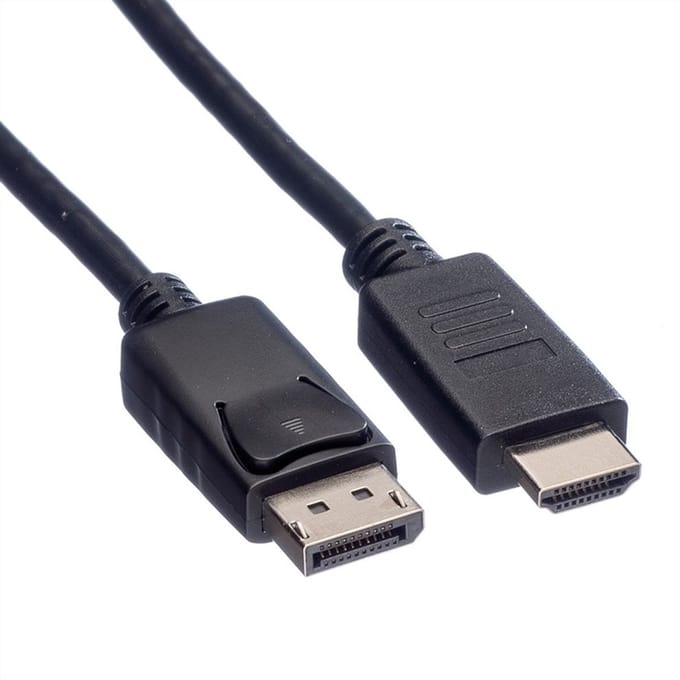 DisplayPort - HDMI kabel | 4K 30Hz | zwart | 10 meter