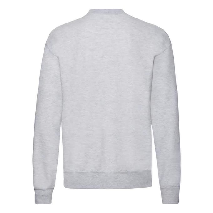 Fruit of the Loom Unisex Sweatshirt met Klassieke Schouder (Heide Grijs)