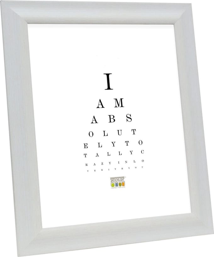 Deknudt Frames fotolijst S45MF1 - wit - houtstructuur - foto 40x60 cm
