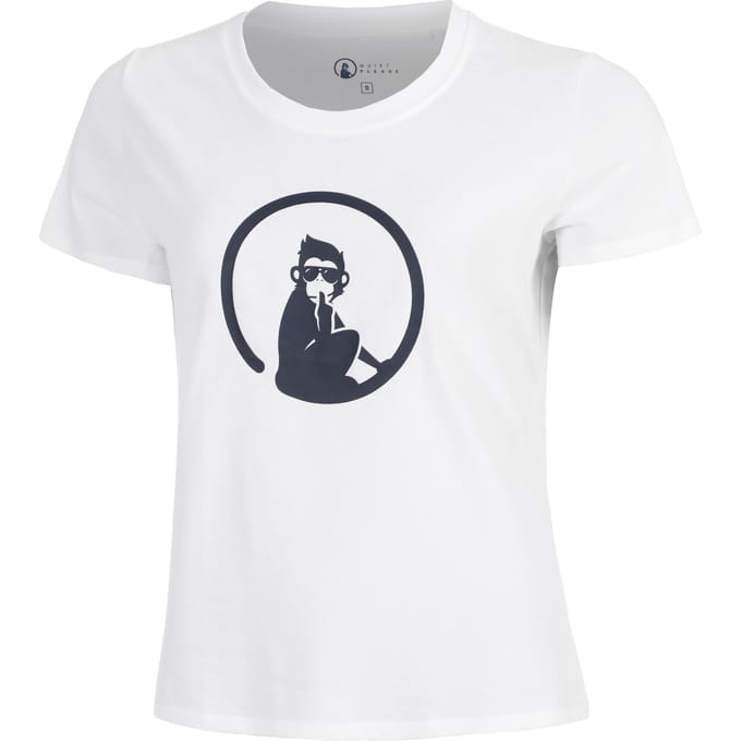 Quiet Please Trainings T-shirt Dames-wit