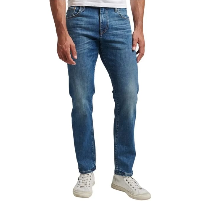 Slim fit-jeans van biologisch katoen Superdry