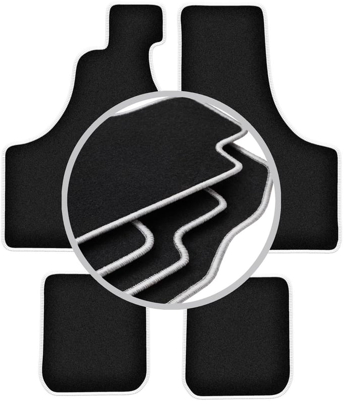CARLUX-SILVER automatten voor: Fiat 126P n.v.t. (1973-2001)