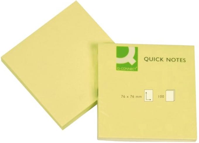 Q-Connect Quick notes 76x76mm 12-pack.