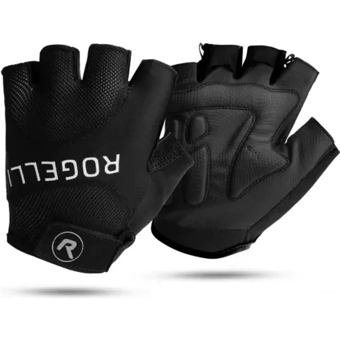 Rogelli Arios II Fietshandschoenen - Heren - Zwart - Maat M