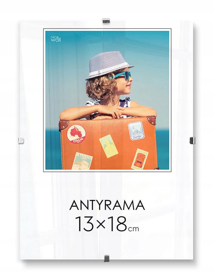 Antyrama 13x18 cm - Plexi & HDF, Klaar om op te hangen