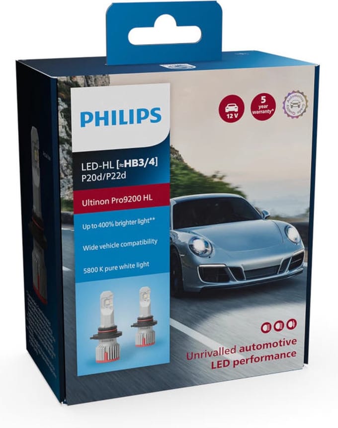 Philips Ultinon Pro9200 HL HB3 / HB4 LED set 11005U92X2