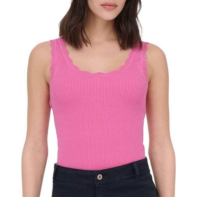 JDY Nanna Scallop Edge Top Dames - Maat S