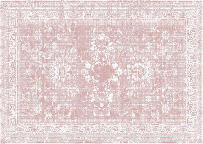 Placemat vinyl | persia pink | 2 stuk