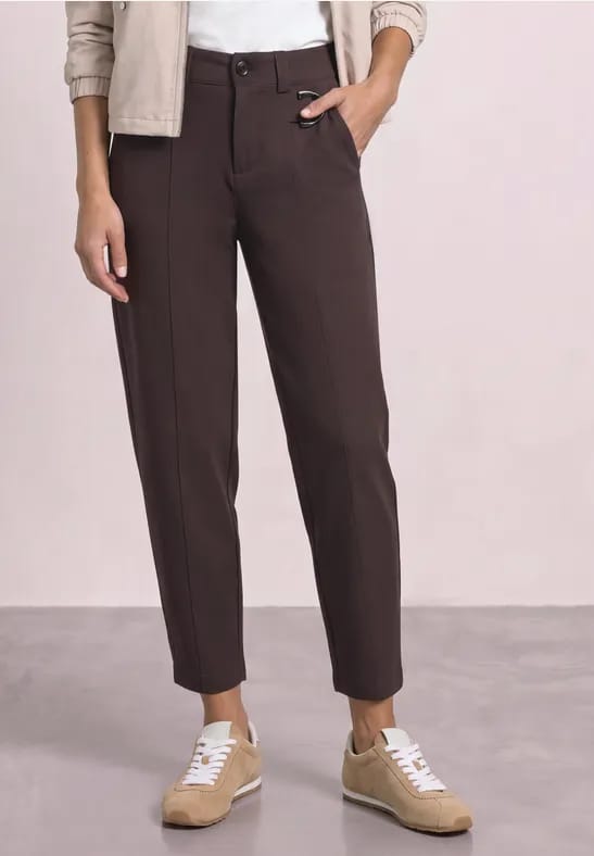 Barrel Leg broek met gespdetail