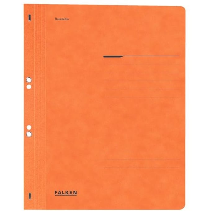 Falken ringhechtmap, A4, volledige kaft, 1 stuk, oranje