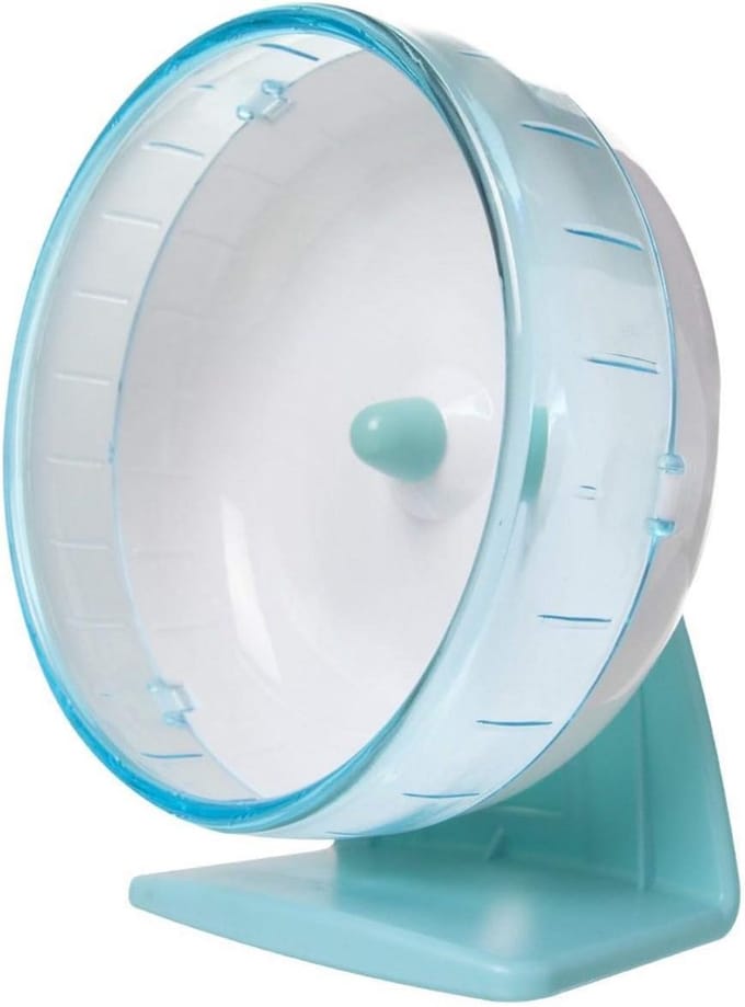 Stil Loopwiel voor Knaagdieren en Hamsters - 12 cm Blauw