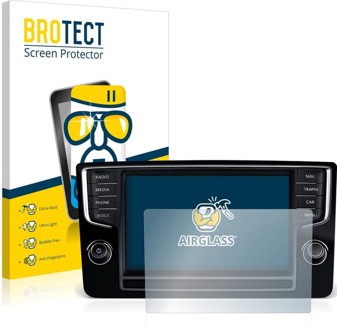 Screenprotector voor Volkswagen Golf Sportsvan 2015 Discover Pro 8" 2014 Beschermglas transparant