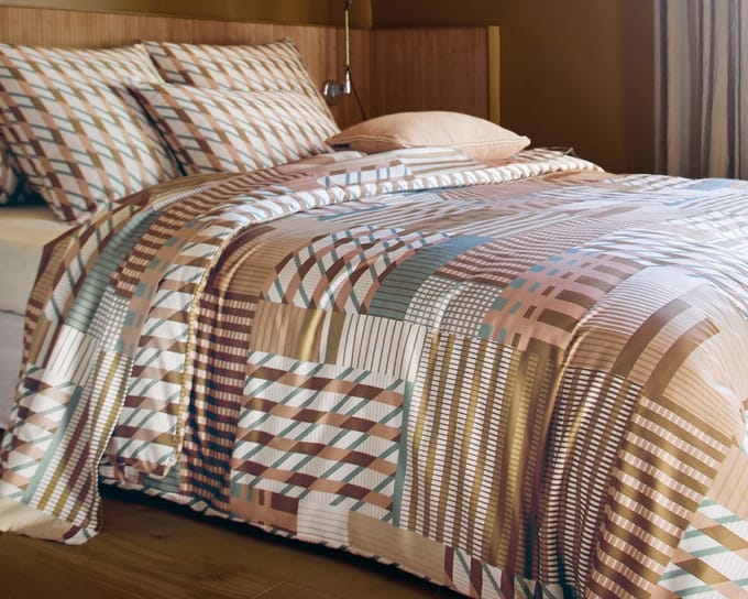 Blanc Des Vosges dekbedovertrek Fusion Ambre 140x200 cm