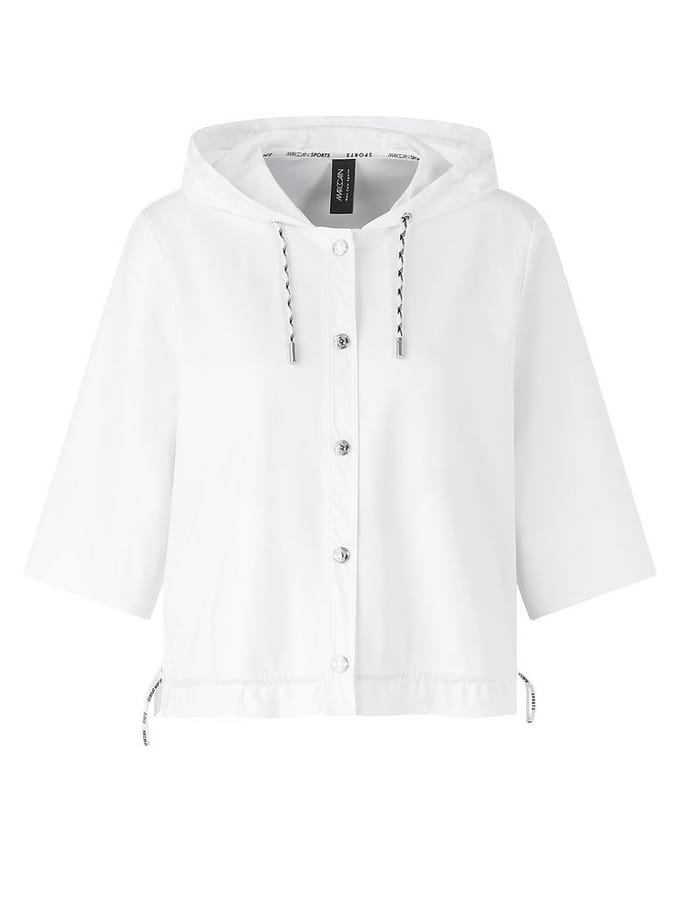 Capuchonsweatvest Van Marc Cain wit